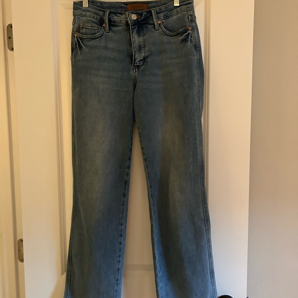 Judy blue thermal Women's Blue straight leg  Jeans